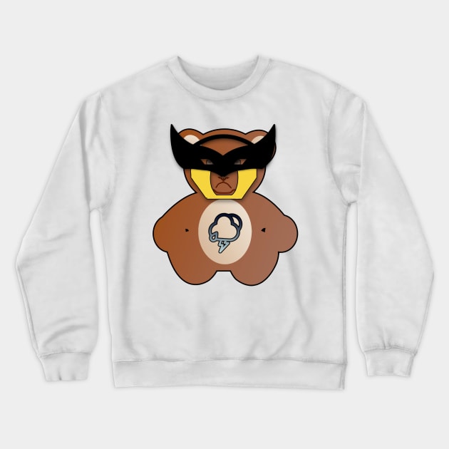 WOLVERINE GRUMPY TEDDY Crewneck Sweatshirt by BoneArtPetite